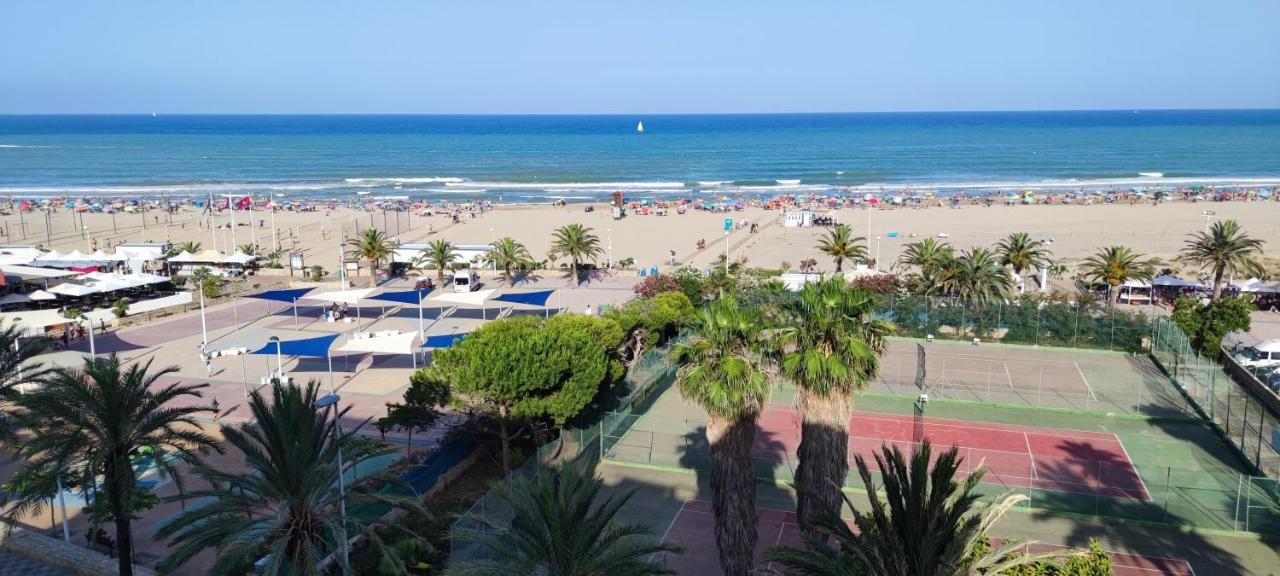 Vistas Espectaculares 1ª Linea Playa, Wifi, Ascensor Daire Sagunto Dış mekan fotoğraf