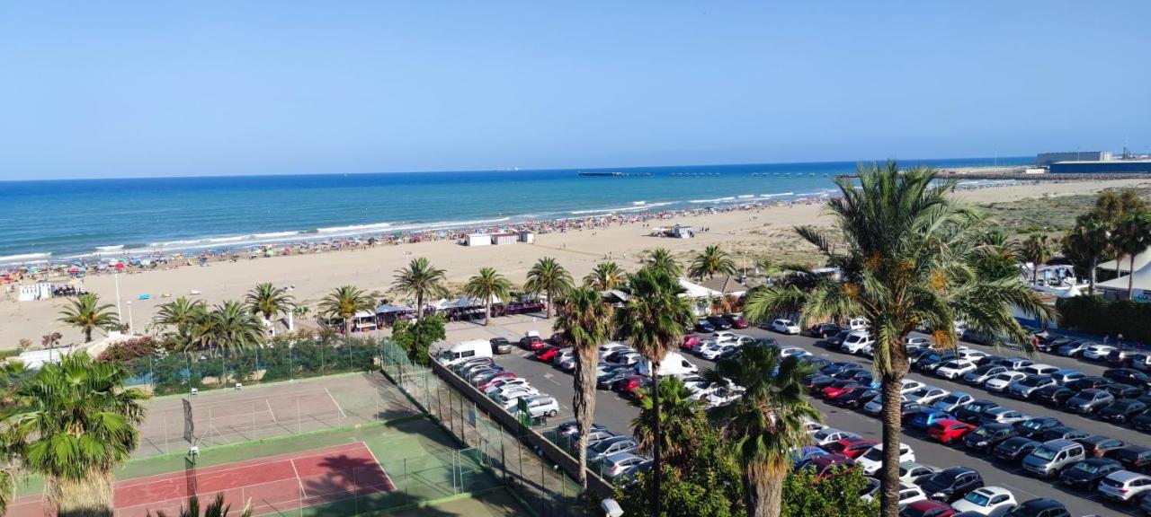 Vistas Espectaculares 1ª Linea Playa, Wifi, Ascensor Daire Sagunto Dış mekan fotoğraf