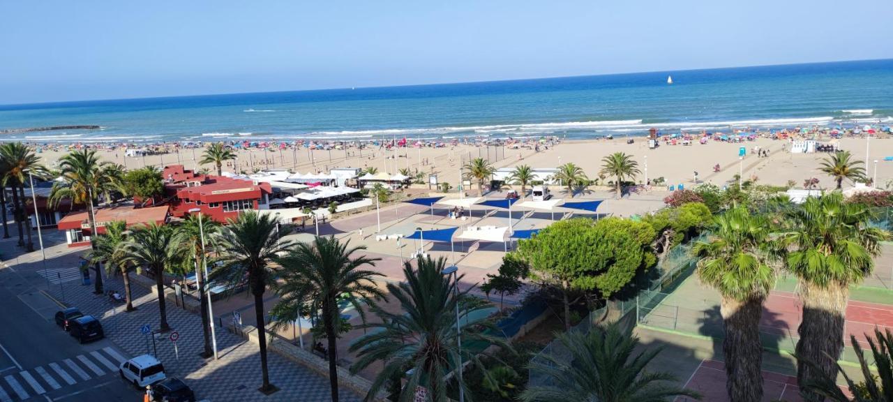 Vistas Espectaculares 1ª Linea Playa, Wifi, Ascensor Daire Sagunto Dış mekan fotoğraf