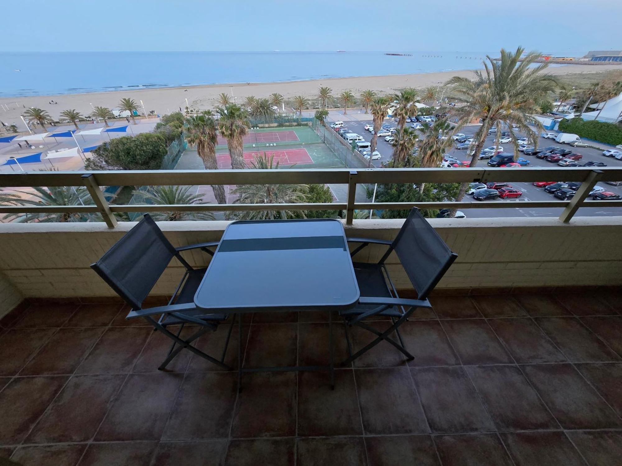 Vistas Espectaculares 1ª Linea Playa, Wifi, Ascensor Daire Sagunto Dış mekan fotoğraf